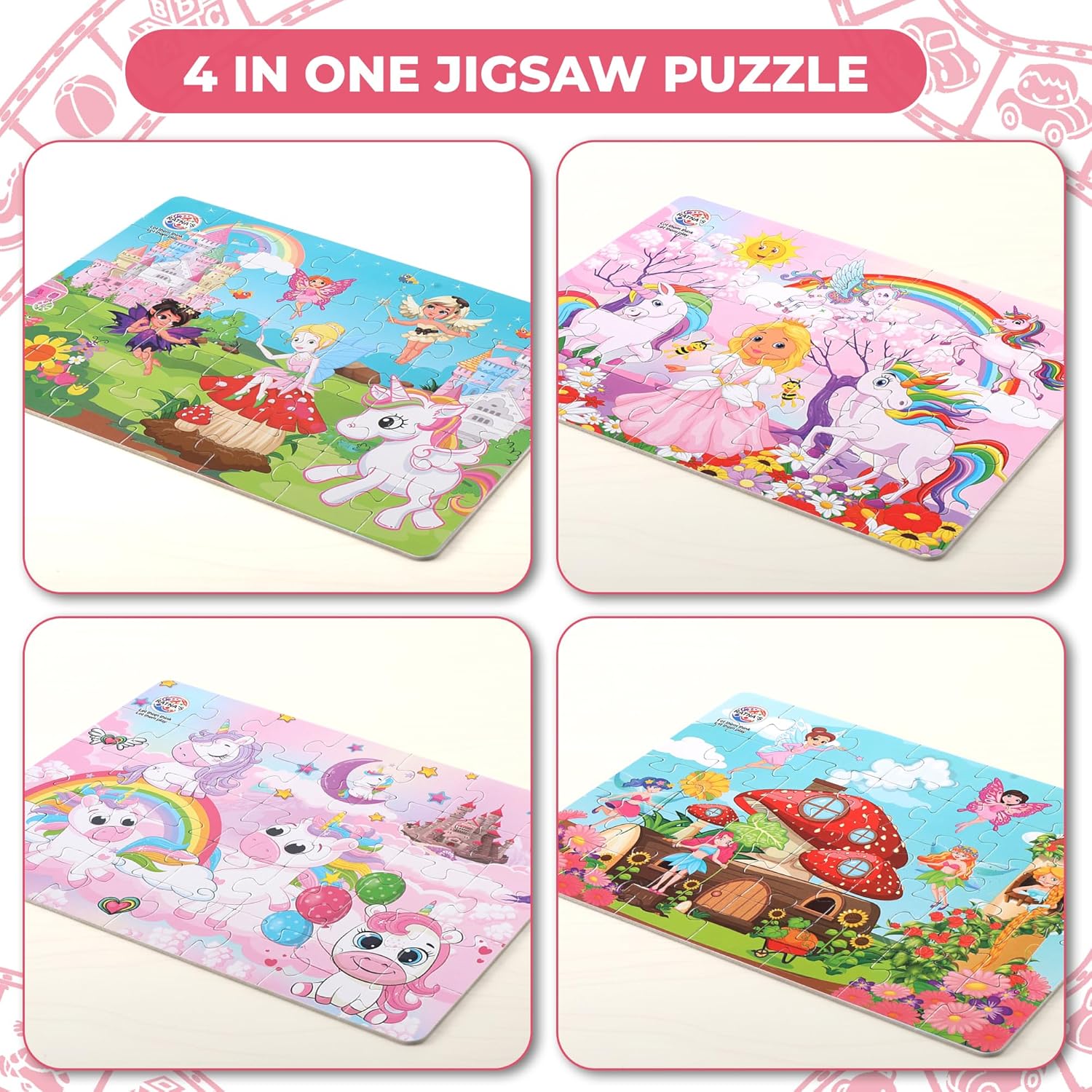 4 in 1 Unicorn Puzzle 3